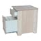 International Concepts Rectangle 2 drawer File Cabinet, 18.1 W, 20.9 L, 25.4 H, Wood Unfinished OF-51 - alternate 2